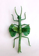 Origami Walking stick - flying by Manuel Sirgo on giladorigami.com