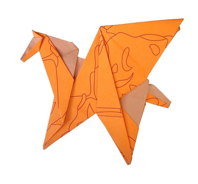 Origami Flapping pegasus by Leonardo Pulido Martinez on giladorigami.com