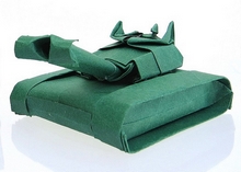 Origami Tank by Won Park on giladorigami.com