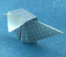 Origami Baby bird by Nick Robinson on giladorigami.com