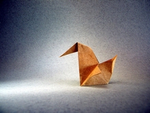 Origami Duck by Manuel Carrasco on giladorigami.com