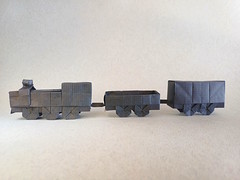 Origami Train by Stefan Delecat on giladorigami.com