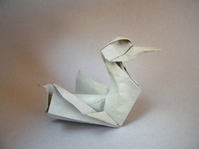 Origami Duck by Sebastien Limet (Sebl) on giladorigami.com
