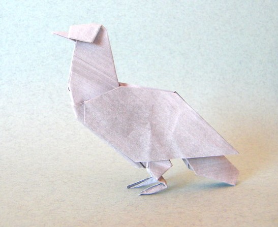 Origami Pigeon by Juan Gimeno on giladorigami.com