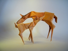 Origami Doe by Kunsulu Jilkishiyeva on giladorigami.com