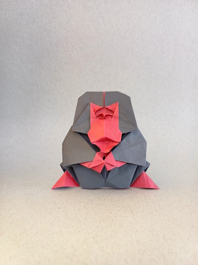 Origami Monkey by Sebastien Limet (Sebl) on giladorigami.com