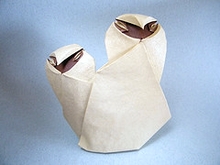 Origami Owlets by Bernie Peyton on giladorigami.com