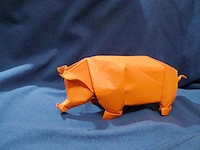 Origami Pig by Hsi-Min Tai on giladorigami.com
