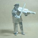Origami Yehudi menuhin by Neal Elias on giladorigami.com