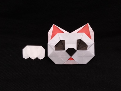 Origami Beckoning cat - Maneki Neko by Takenao Handa on giladorigami.com