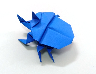 Origami Beetle by Usuda Takayuki on giladorigami.com