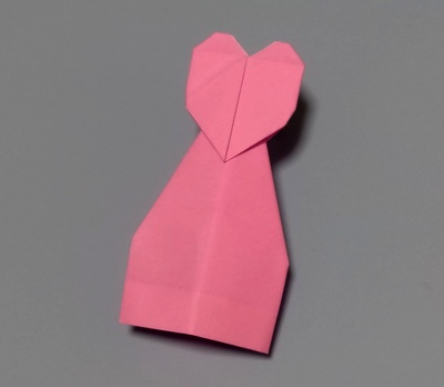Origami Cap with a heart by Kawate Ayako on giladorigami.com