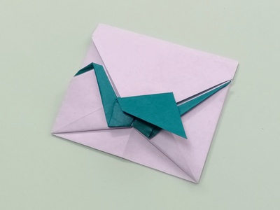 Origami Crane envelope vol 11 by Ishibashi Minako on giladorigami.com