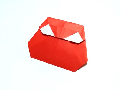 Origami Daruma doll by Koya Ohashi on giladorigami.com