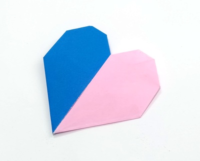 Origami Docking heart by Nakade Noriko on giladorigami.com