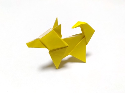 Origami Dog by Matsuno Yukihiko on giladorigami.com