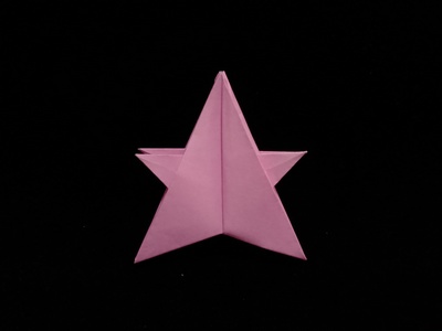 Origami Double faced star cap by Kawate Ayako on giladorigami.com