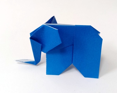 Origami Elephant by Fumiaki Kawahata on giladorigami.com