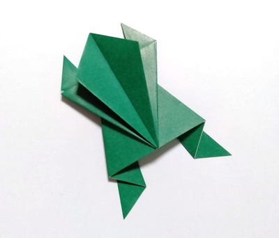 Origami Frog by Traditional on giladorigami.com