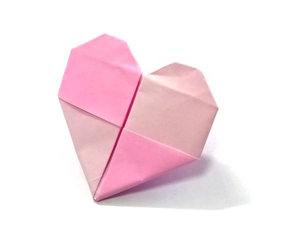 Origami Harlequin heart by Francis Ow on giladorigami.com