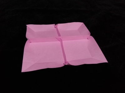 Origami Hydrangea-shaped dish by Hatakeyama Hisako on giladorigami.com