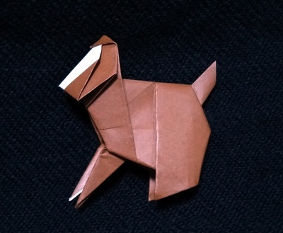 Origami Monkey by Matsuno Yukihiko on giladorigami.com
