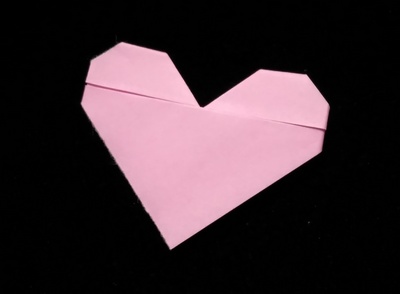 Origami Note pocket heart by Michelle Tait on giladorigami.com