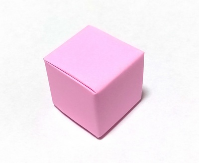 Origami Cube by L. Fernandez Vilanova on giladorigami.com