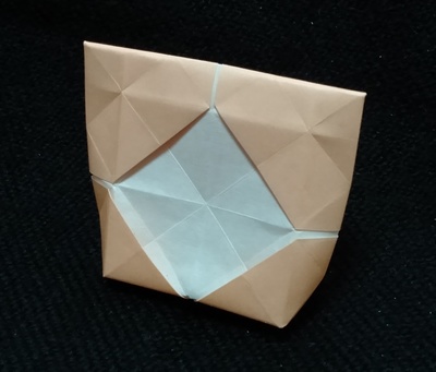 Origami Package with picture frame by Kawate Ayako on giladorigami.com