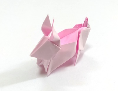 Origami Rabbit light by David Chan on giladorigami.com