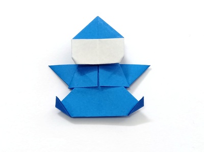 Origami Raindrop boy by Kawate Ayako on giladorigami.com