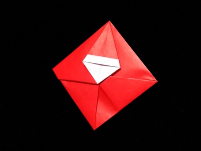 Origami Santa envelope by Matsuno Yukihiko on giladorigami.com